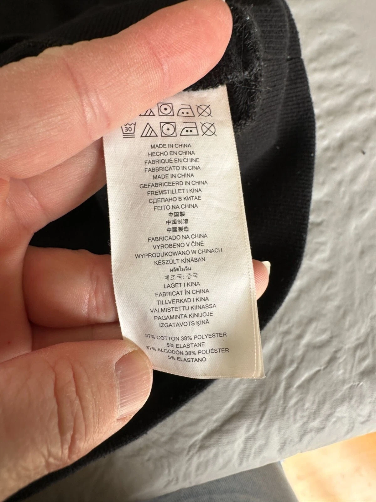 Felpa donna Michael Kors nera con cappuccio media manica lunga pullover cotone con cappuccio