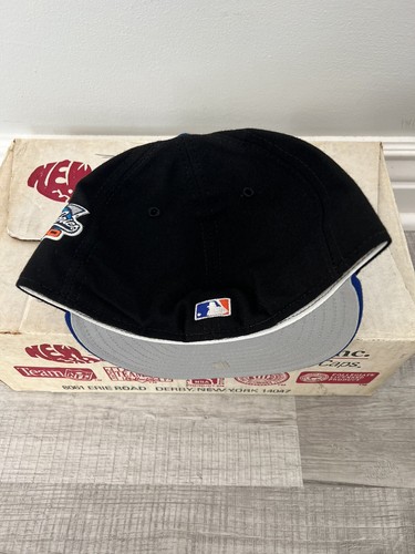 Vintage 2000 World Series New York Mets 5950 Wool Hat Size 7 1/2 Original Black - Picture 8 of 17