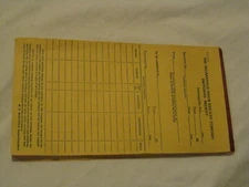 vintage Indianapolis Union Railway Switching Receipt book 1940's railroad rare