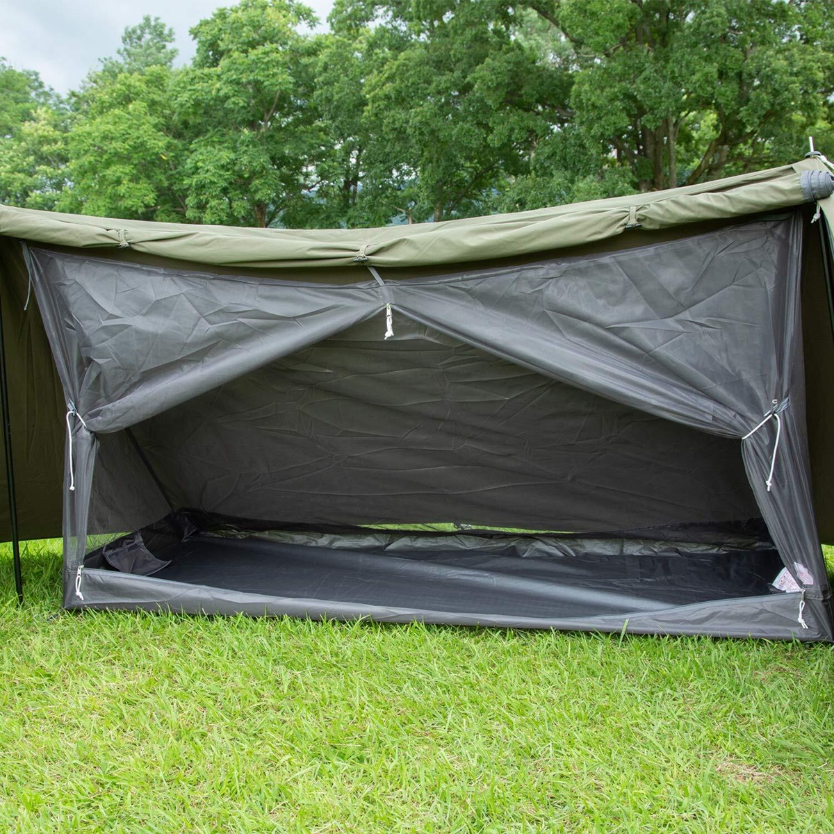 BUNDOK BDK-79TC Solo Base camper Pap Tent Military Curtain Storage