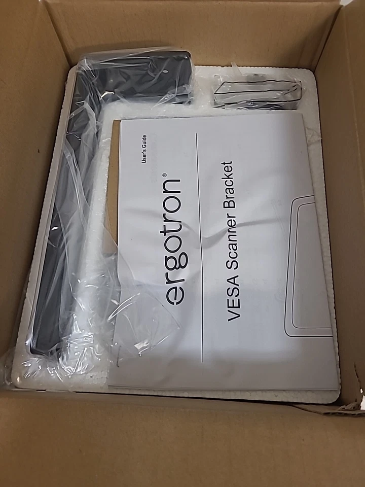 97-815 ERGOTRON SCANNER SHELF, VESA ATTACH BARCODE SCANNER SHELF - NEW - Image 4 of 4