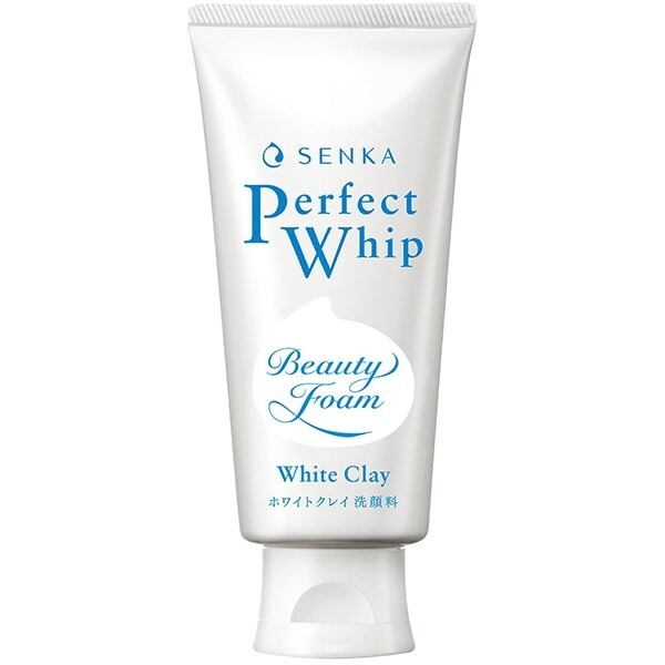 SENKA Perfect Whip White Clay Face Wash Beauty Foam Cleanser 120g