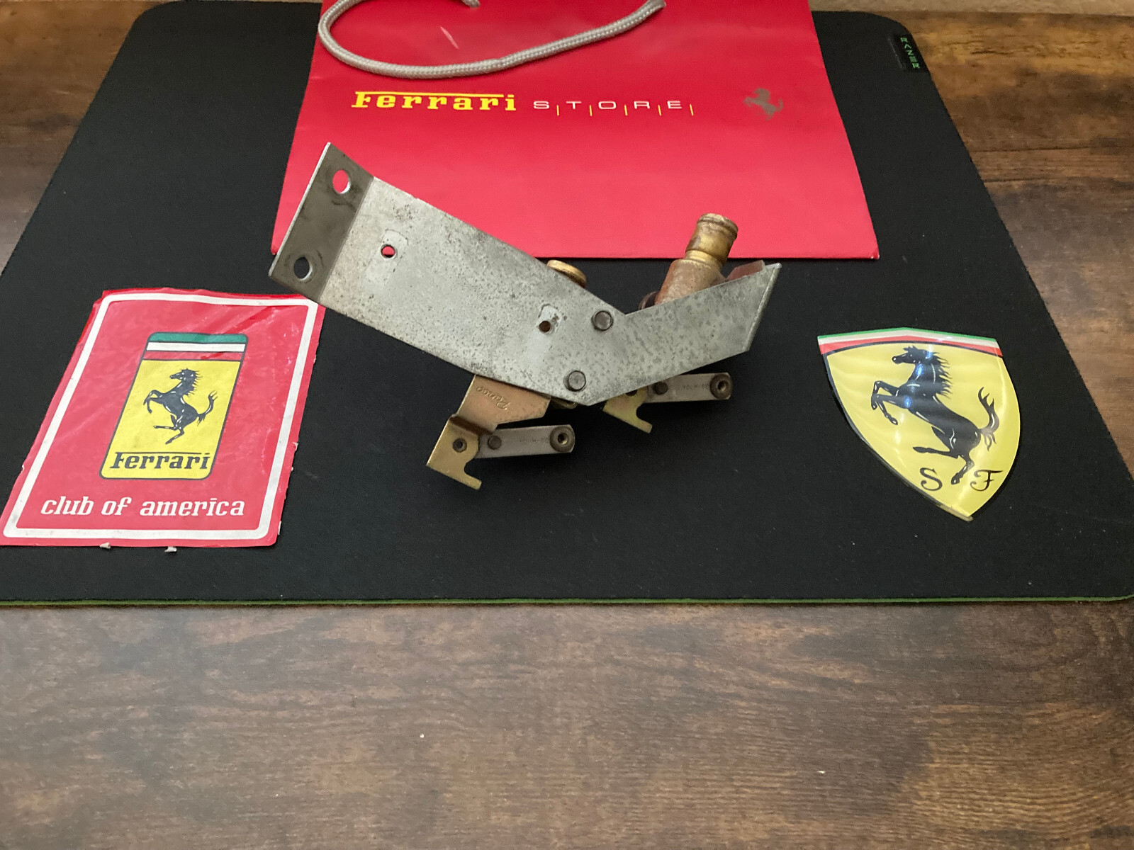 Ferrari 308-Gts -Gtb Heater Control Valves with Bracket is Oem Part.