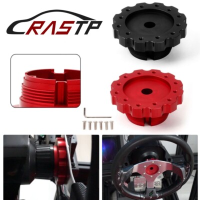 New Black/Red 74mm Steering Wheel Adapter Converter for PXN V10 Steering Wheel