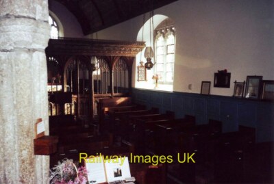 Foto Kirche - Innenraum der Peterskirche Buckland-im-Moor um 1997
