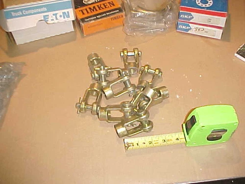 1) 1/2" Pin, Clevis-Yoke for Air Brake Chamber. *NEW* 5/8-18 Thread, 2" Length.