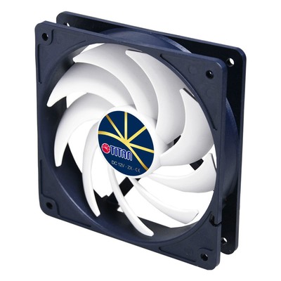 Lüfter, Titan, 120x120x25mm, TFD-12025H12ZP/KE(RB), Extreme Silent Fan, mit PWM,