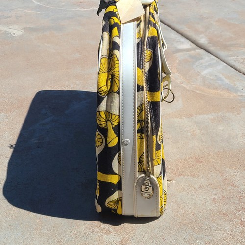 Vintage Psychedelic Mushroom Hippie 60’s 70’s Suitcase Luggage Briefcase MCM - Picture 11 of 14