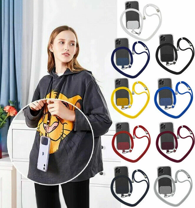 Universal Mobile Phone Lanyard Neck Straps Hanging Phone Back Pack Adjust Length - Image 3 of 4