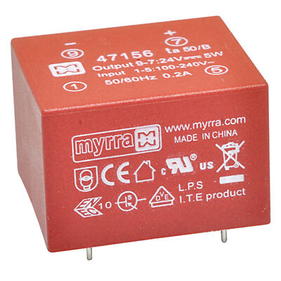 Myrra AC-DC-Industrienetzteil Geschlossen Kunststoff 2,5W 15V 0,17A