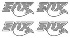 FOX  Shocks MICRO DIE-CUT   Decal  Sticker  (  4  PCS  )   Offroad  RC Truck NEW