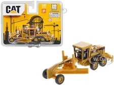 CAT CATERPILLAR 163H MOTOR GRADER 1/87 (HO) MODEL BY DIECAST MASTERS 84403