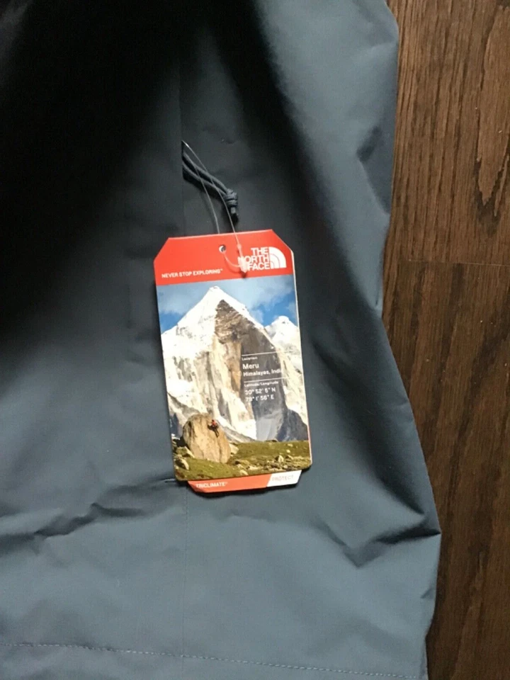 North Face Jacket Mens  Waterproof Atlas Triclimate Size L Blue & Black - Image 4 of 4