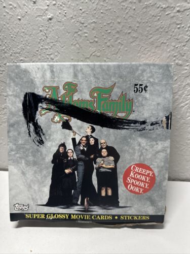Topps The Addams Family 1991 caja de cera sin abrir 36 paquetes - Imagen 1 de 6
