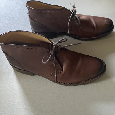 Frye Phillip Chukka Brown Leather Lace Up‎ Boots Size 9 Men Amazon.com | Frye Men main image 4