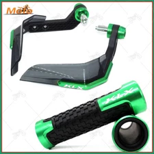For KAWASAKI KLX CNC Handlebar Grips End Handguard Shield Hand Guard Protector