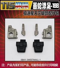 Leg Filler Replacement Foot Upgrade Kit For Legacy Velocitron Scourge-115 STUDIO