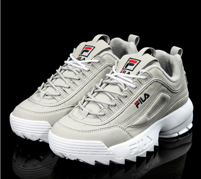 fila grey suede