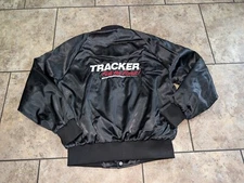 Tracker Boats Vintage 80s Satin Jacket Men's Medium/Lg