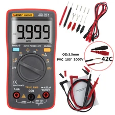 ANENG AN8008 True RMS Wave Output Digital Multimeter 9999 Counts Backlight AC DC