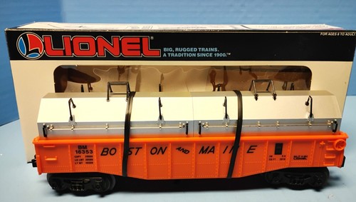 LIONEL 6-11726 ERIE LACKAWANNA FREIGHT SET WITH HORN O GAUGE/USED - Picture 13 of 16