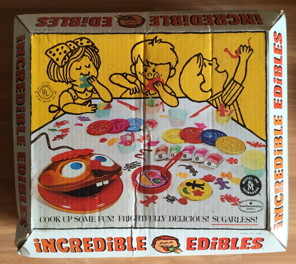 OLD VTG 1966 INCREDIBLE EDIBLE MATTEL TOYMAKER SOOPER GOOPER MOLD