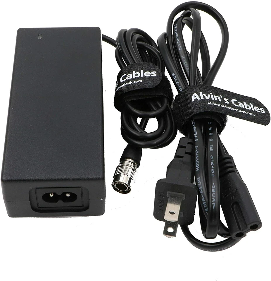 Adaptador de alimentação 4 pinos macho Hirose para 12V 3A para dispositivos de som ZAXCOM Sony - Imagem 3 de 4