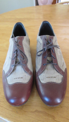 a.testoni RARE Men's Leather And Fabric Shoes a.testoni logo name thruout  11