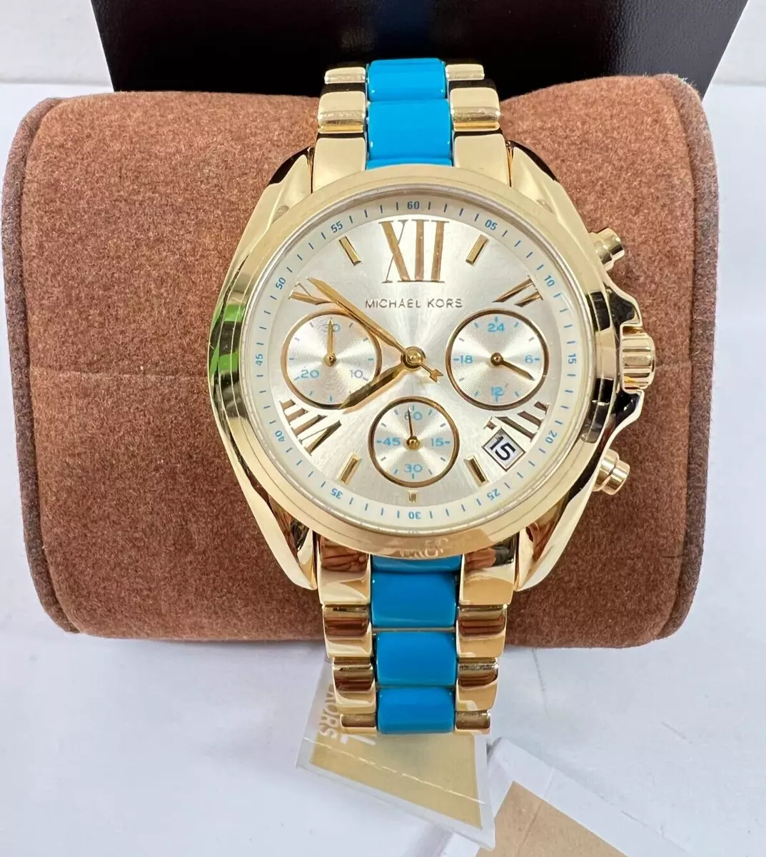 Michael kors bradshaw best sale watch two tone