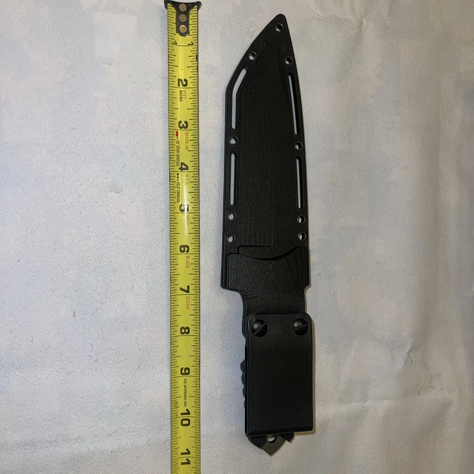 Cuchillo táctico de hoja fija Tanto funda Kydex D2 acero goma mango Tac Foto 4 de 4