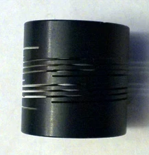 Heli-cal Flexible Shaft Coupling Spiral Cut Aluminum 5/16'' X 3/8" Bores