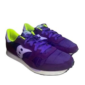 Saucony Womens Shoes DXN Trainer Vintage White Purple Light Blue Size 