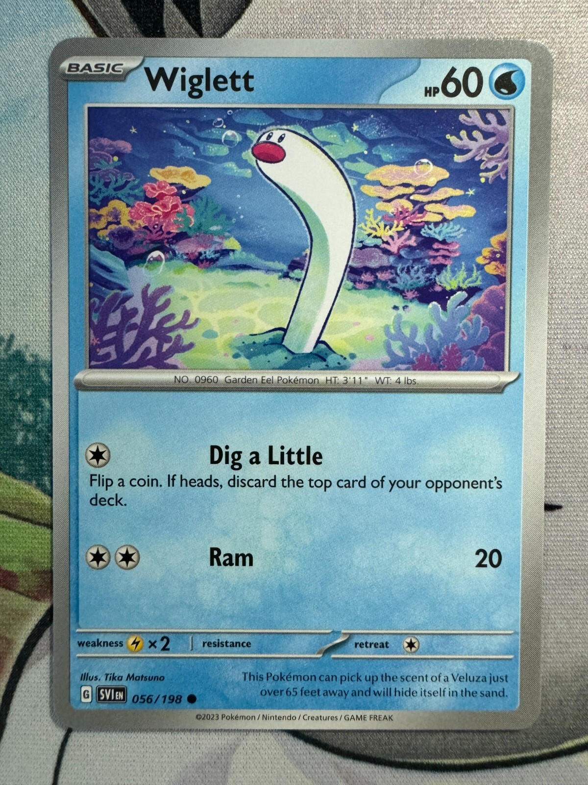 Wiglett Non Holo English Pokemon TCG BKA504