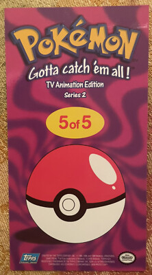 POKEMON GOTTA CATCH 'EM ALL TV ANIMATION EDITION SERIES 2 #5 OF 5