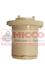 VALVOLA DI FONDO PER TUBO SECCHIO POPPATOIO VITELLI ANIMALI RICAMBIO LATTE