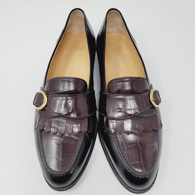Caporicci Mens loafers Sz 10.5 M Slip-On Buckle Dress shoe  display picture 2
