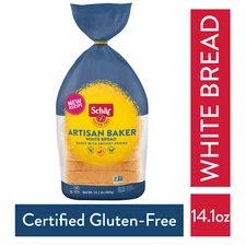 Schar Gluten Free Artisan Baker White Sourdough Bread Loaf, 14.1 oz