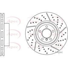 Apec Front Brake Disc DSK3106 - OE High Quality Precision Engineered Part