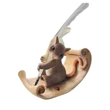 NIB Fitz & Floyd Charming Tails "WRITE TIME FOR A FRIEND" Figurine, 89/298