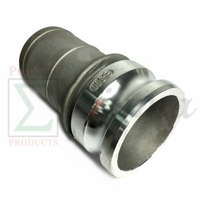 New Sigma 3'' 300E Aluminum Type E Camlock Fitting Male Adapter X Hose Barb 