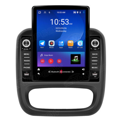 9.5' Für Opel Vivaro B Renault Trafic 64GB Android 13 Carplay Autoradio GPS Navi