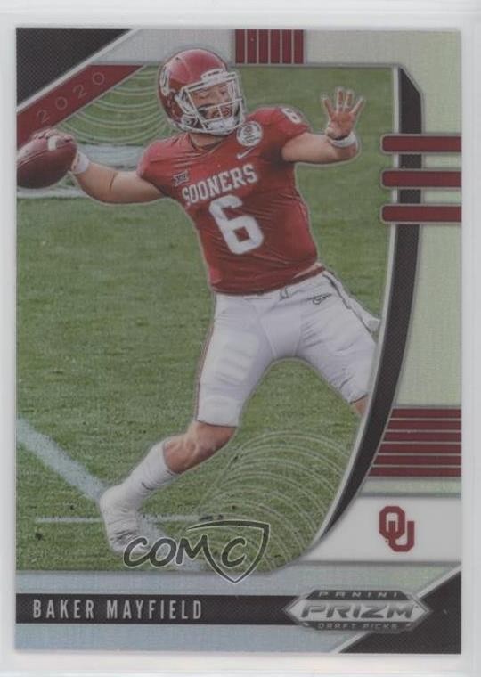 2020 Panini Prizm Draft Picks Silver Prizm Baker Mayfield #9 2d7