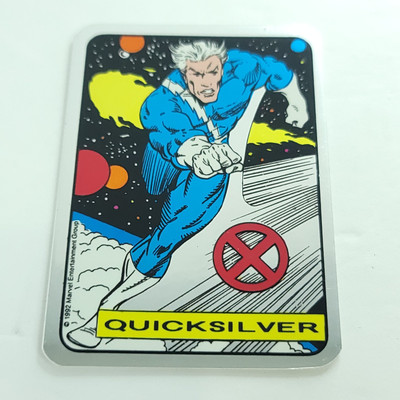X-Men Quicksilver Vending Machine Sticker Shiny 1990's Vintage NEW
