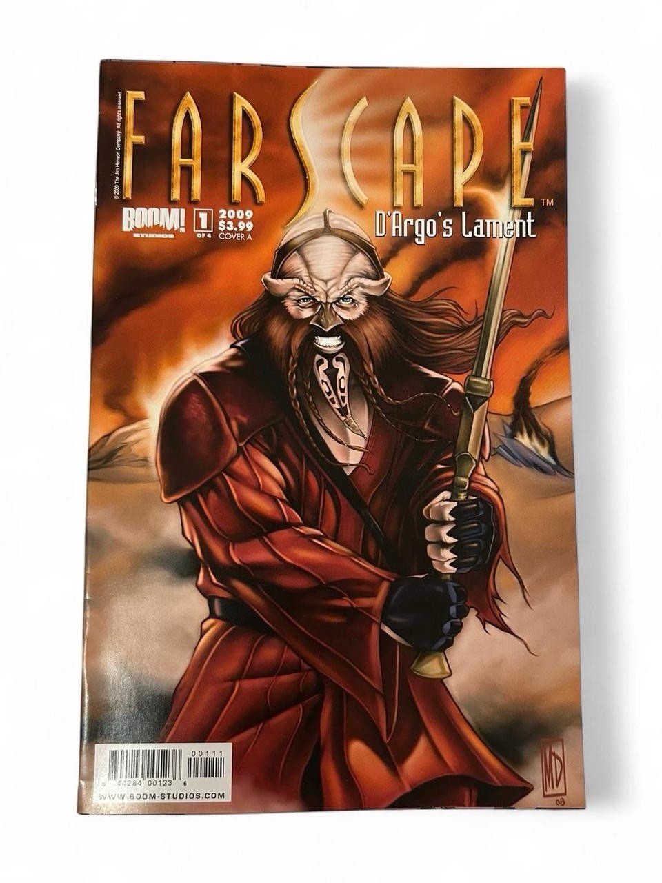 Farscape: D'Argo's Lament #1 (Cover A) Boom! Studios 2009 Keith R.A. DeCandido
