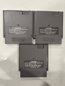 Double Dragon NES Game Lot (All 3 games)