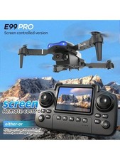 E99 Pro Drone With Dual Camera  Dual Battery Foldable RC Quadcopter For Beginne
