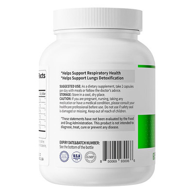 Exercise Breathing: Vinsic Lung Energy for Physical Activity, 60Ct