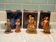 Lot of 4 Fontanini figures for 5" Nativity Ariel Priscilla Tiras Lena