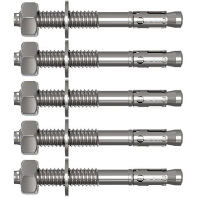 5x M16x190mm Schwerlastanker  Keilanker Schwerlastdübel Bolzenanker Blitzdübel