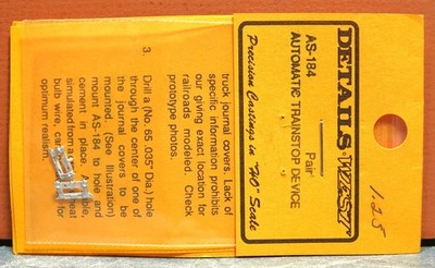 DETAILS WEST HO AUTOMATIC TRAINSTOP DEVICE # AS-184